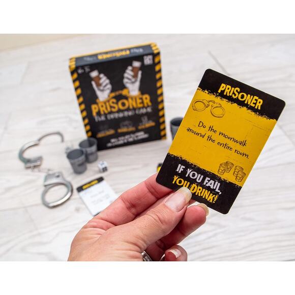 Drinking Game Prisoner Drinking Game with Real Handcuffs - Picture 3 of 8